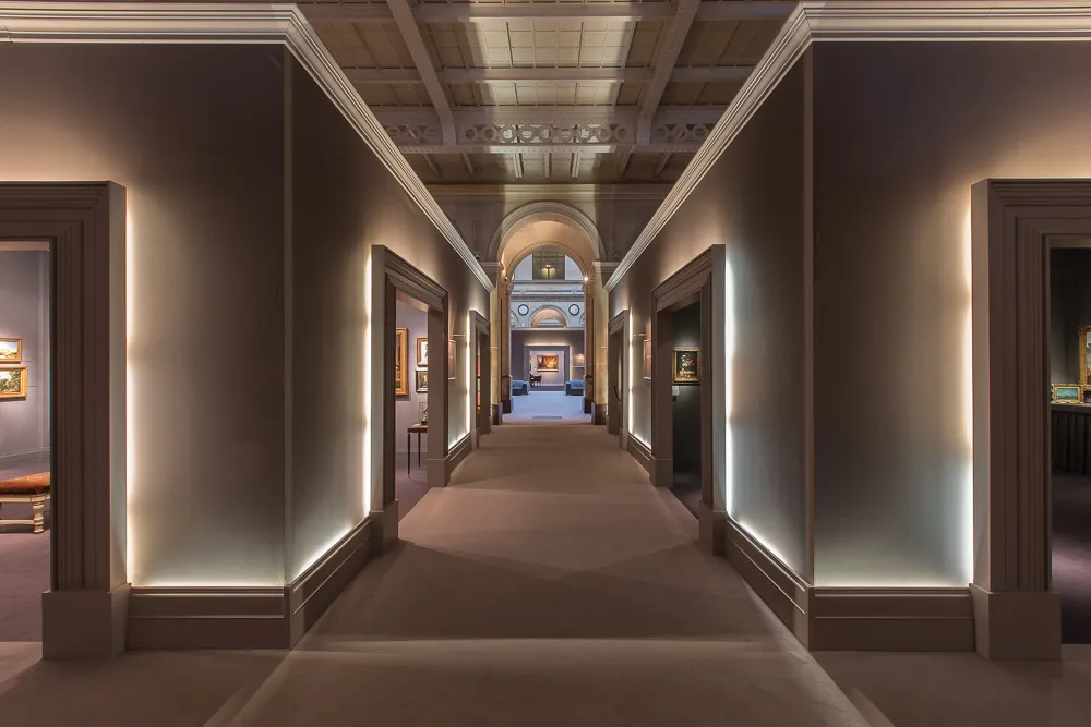 verlichting van een expo beursstand op beurzen